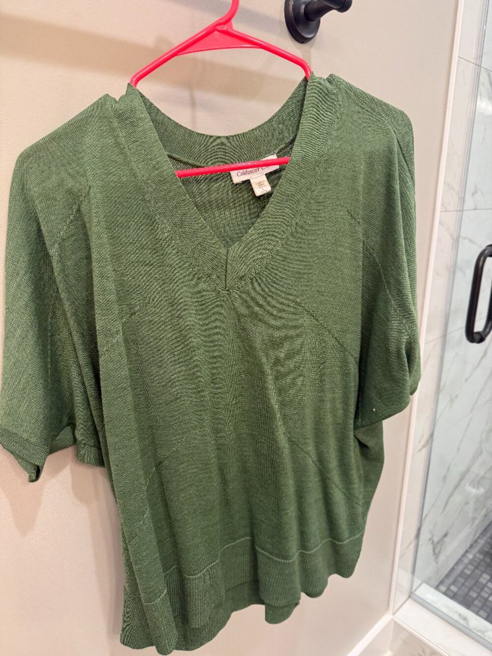 Green Coldwater Creek Sweater Large